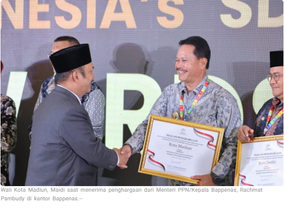 Kota Madiun Mendunia! Juara Nasional SDGs Awards 2025, Prestasi Bakal Dicatat di PBB New York
