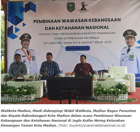 Wali Kota Madiun Beri Pembinaan Wawasan Kebangsaan dan Ketahanan Nasional