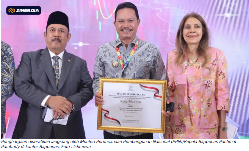 Tercatat di PBB, Kota Madiun Raih Terbaik I Indonesia’s SDGs Action Awards 2025