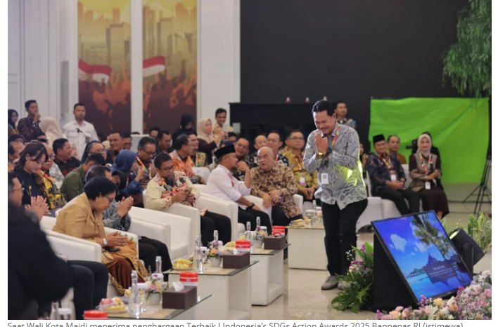 Kota Madiun Terbaik I Indonesia’s SDGs Action Awards 2025 Bappenas RI, Prestasi Bakal Dibukukan dan Tercatat di PBB
