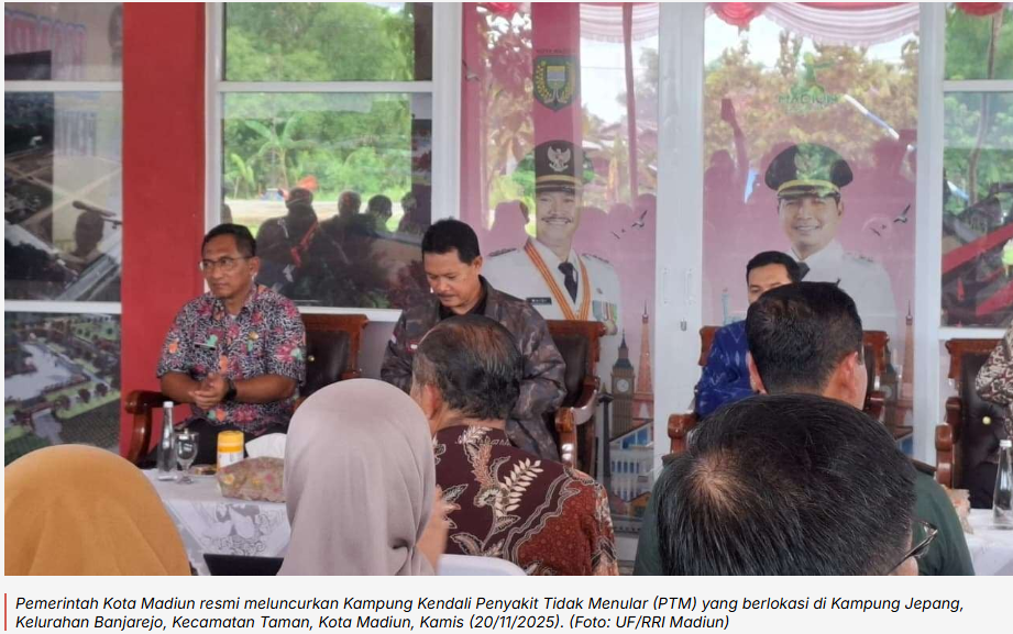 Kampung Kendali, Inovasi Kota Madiun Kendalikan Penyakit Tidak Menular