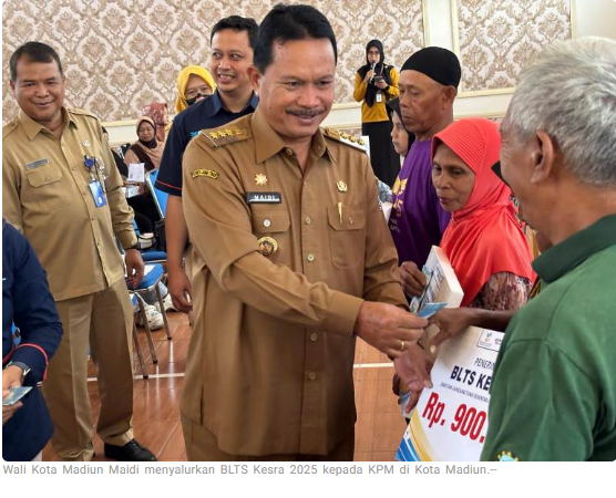 5.879 Warga Kota Madiun Terima BLTS Kesra 2025, Wali Kota Ingatkan Larangan Penyalahgunaan Bantuan