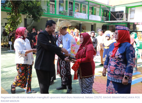 Peringatan Hari Guru di Madiun, Maidi Tegaskan Guru Harus Jadi Agen Perubahan Zaman