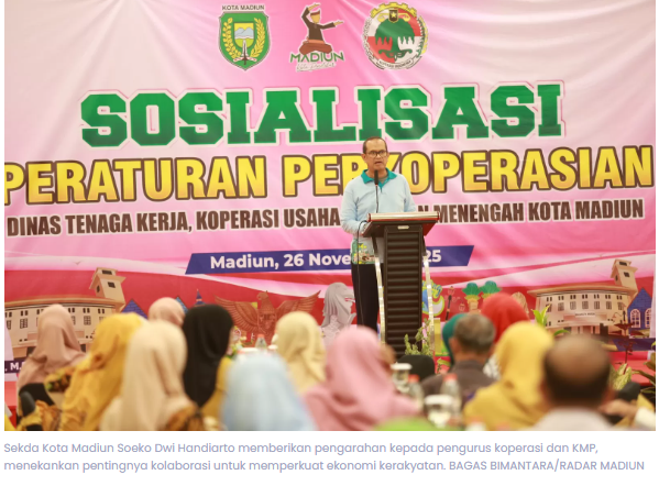Sekda Madiun Ingatkan Koperasi dan KMP: Stop Persaingan, Fokus Kolaborasi untuk Dongkrak Ekonomi Warga!