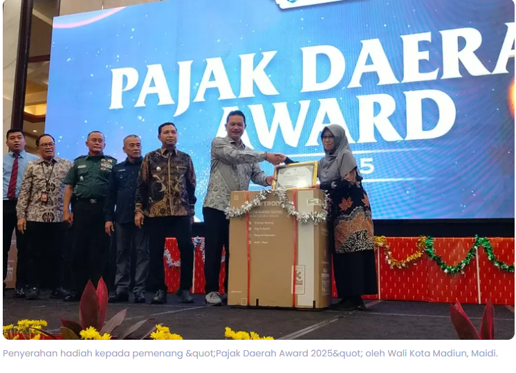 Pajak Daerah Award 2025 : Kesadaran Wajib Pajak Meningkat, PAD Melebihi Target