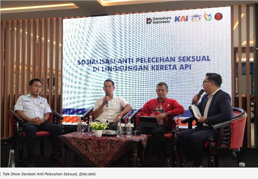 KAI Daop 7 Madiun Ajak Masyarakat Sosialisasikan Gerakan Anti Pelecehan Seksual