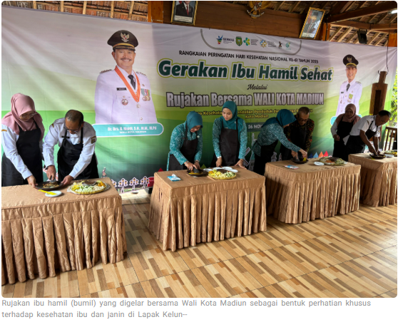 Program Rujakan Bumil Perkuat Upaya Pemkot Madiun Wujudkan Generasi Sehat