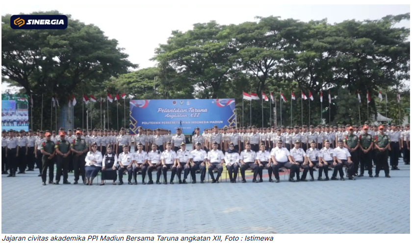 Pelantikan 308 Taruna Muda Angkatan XII, PPI Madiun Cetak SDM Unggul dan Berintegritas