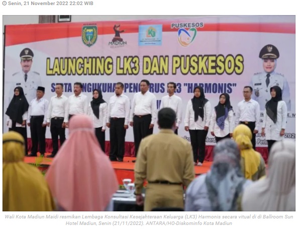 Wali Kota Maidi resmikan LK3 dan Puskesos atasi masalah keluarga di Madiun