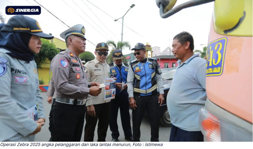 Angka Pelanggaran dan Kecelakaan Turun, Operasi Zebra 2025 di Kota Madiun Beri Hasil Positif