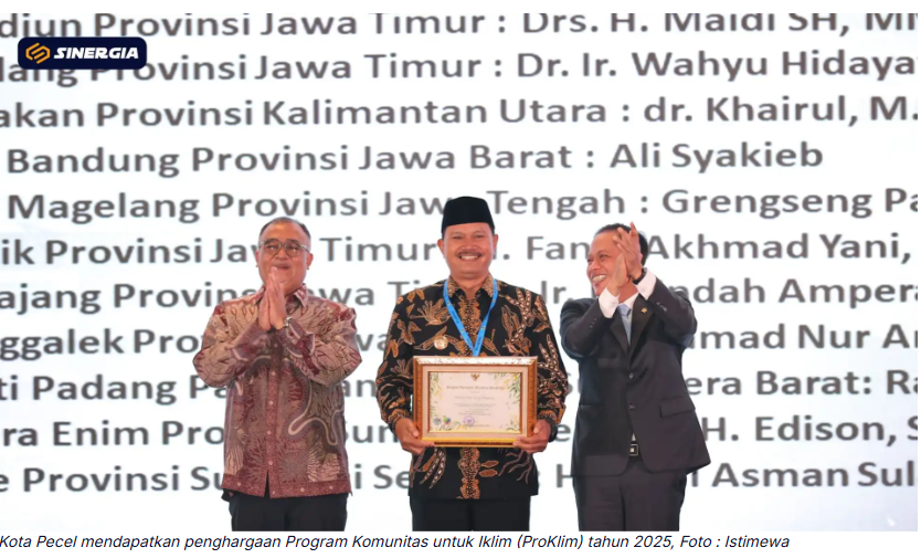 Lagi, Kota Madiun Boyong Penghargaan ProKlim 2025