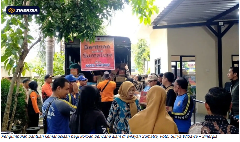 Pemkot Madiun Distribusikan Bantuan untuk Korban Bencana Alam di Sumatera