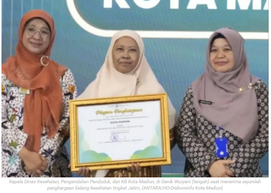 Kota Madiun raih beberapa penghargaan bidang kesehatan tingkat Jatim