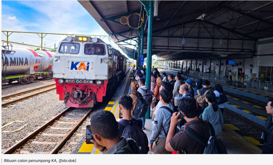 Tren Positif, KAI Daop 7 Madiun Telah Berangkatkan 474.945 Pelanggan Periode November