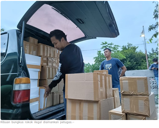 Polres Madiun Kota Bongkar Jaringan Pengemasan Jutaan Batang Rokok Ilegal di Dua Lokasi