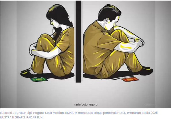 Delapan ASN Kota Madiun Cerai Sepanjang 2025, Ini Penyebab Terbanyaknya