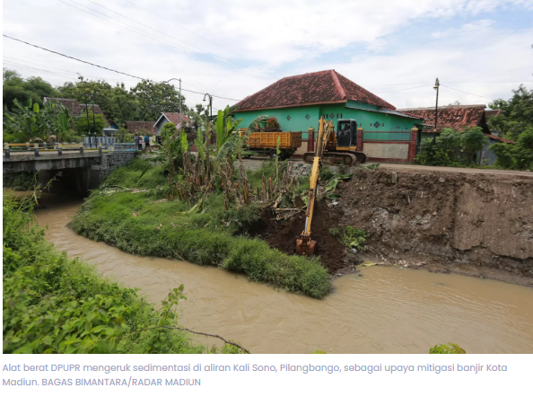Madiun Siaga Banjir, Tiga Aliran Sungai Dinormalisasi