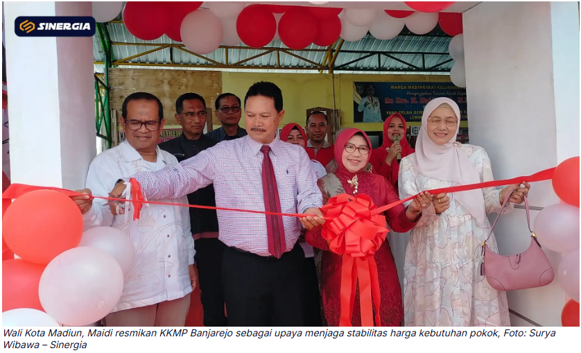KKMP Banjarejo Resmi Beroperasi, Bagian Langkah Pemkot Madiun Tekan Inflasi Daerah