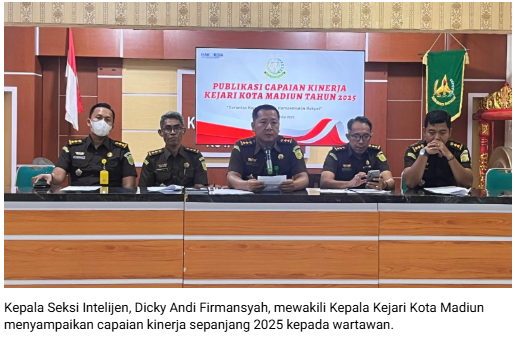 Kejari Kota Madiun Paparkan Capaian Kinerja 2025, Enam Bidang Tunjukkan Kemajuan
