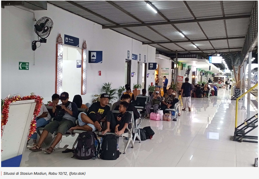 Angkutan NATARU! Daop 7 Madiun Imbau Masyarakat Rencanakan Perjalanan dan Segera Pesan Tiket