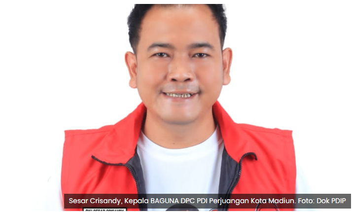 BAGUNA DPC PDI Perjuangan Kota Madiun Terima Bantuan Kemanusiaan