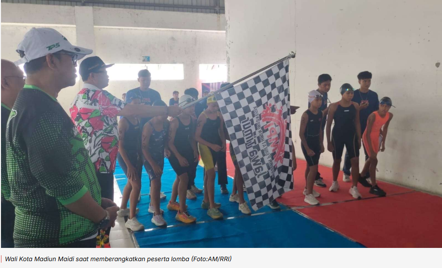 Ratusan Peserta Ikuti Kejurprov Pentathlon di Kota Madiun