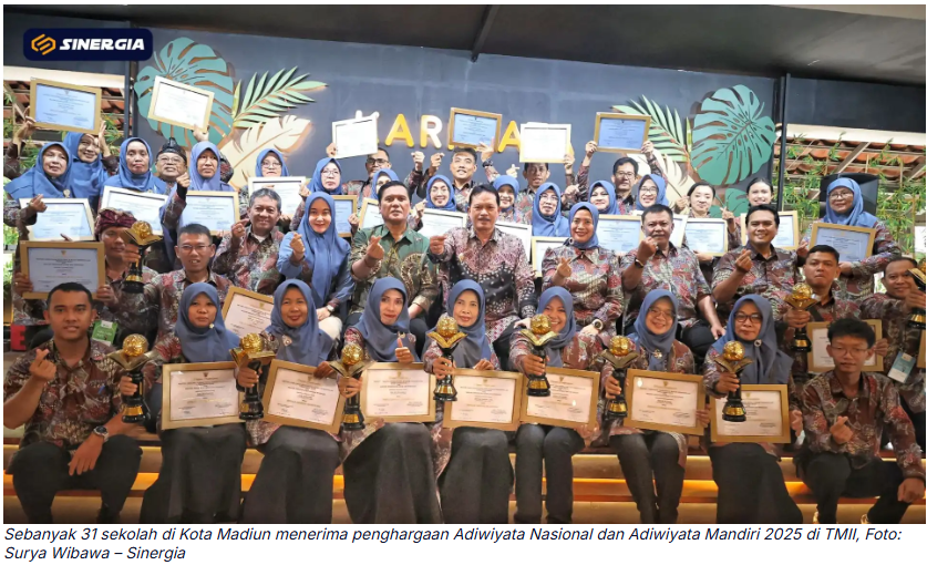 31 Sekolah di Kota Madiun Dinobatkan Sebagai Sekolah Adiwiyata Nasional dan Mandiri