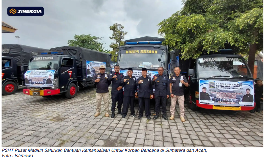 PSHT Pusat Madiun Salurkan Bantuan Kemanusiaan Senilai Rp. 4 Miliar Lebih Untuk Korban Bencana di Sumatera dan Aceh