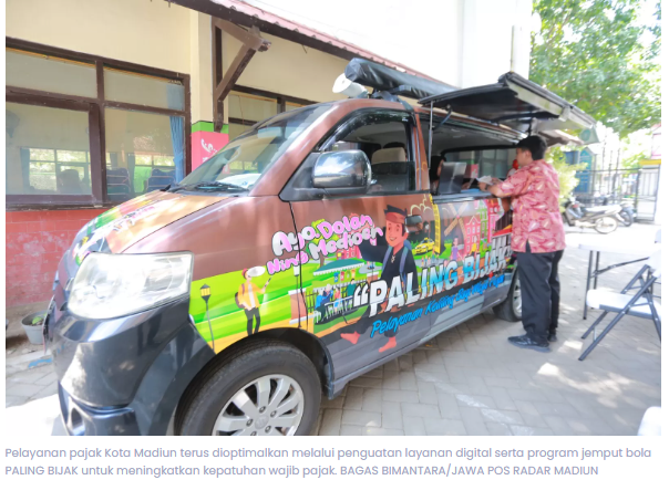 Pendapatan Pajak Kota Madiun Tembus 104 Persen, Inovasi Digital Jadi Kunci