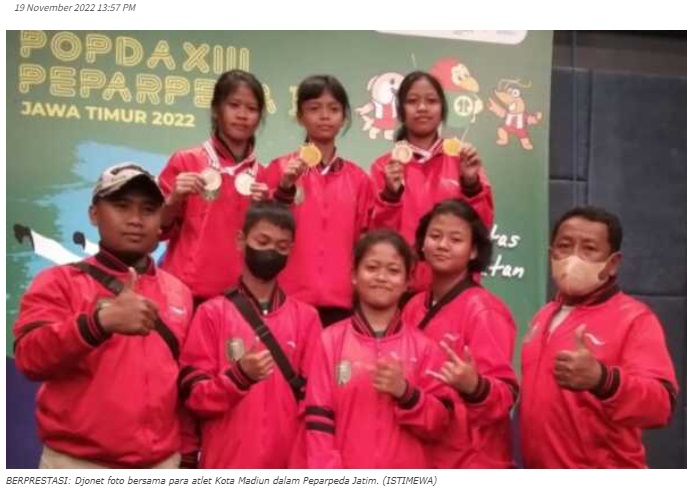 Atlet Paralimpik Kota Madiun Raih Lima Medali