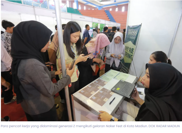 Lowongan Banyak, Gen Z di Madiun Cenderung Pilih-Pilih Pekerjaan