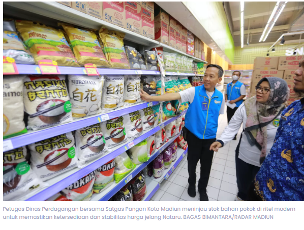 Harga Pangan Dipantau Ketat Jelang Nataru, Cabai di Madiun Turun ke Rp 40 Ribu