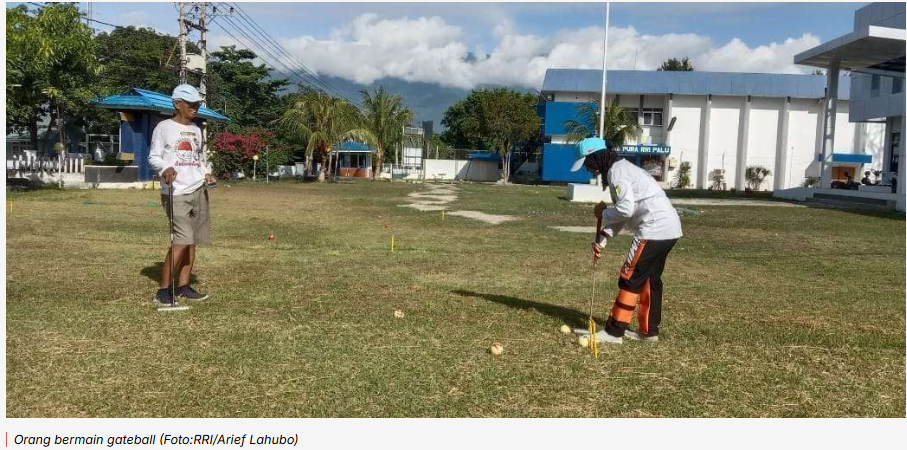 Pergatsi Kota Madiun Kenalkan Olahraga Gateball