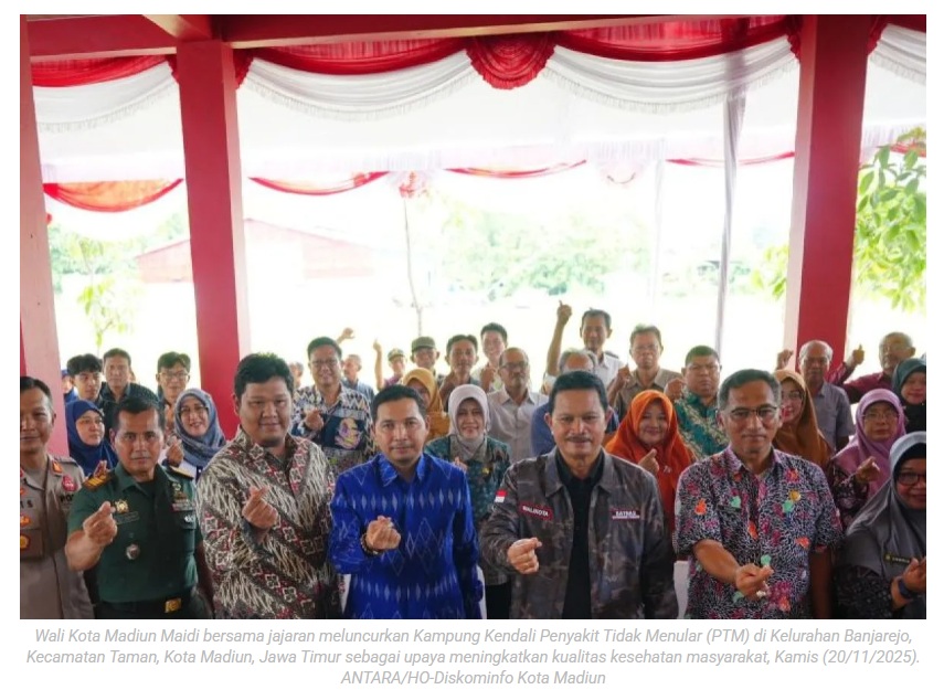 Pemkot Madiun luncurkan Kampung Kendali Penyakit Tidak Menular