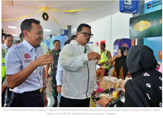 Libur Nataru, Daop 7 gelar bazar UMKM angkat ekokraf Madiun