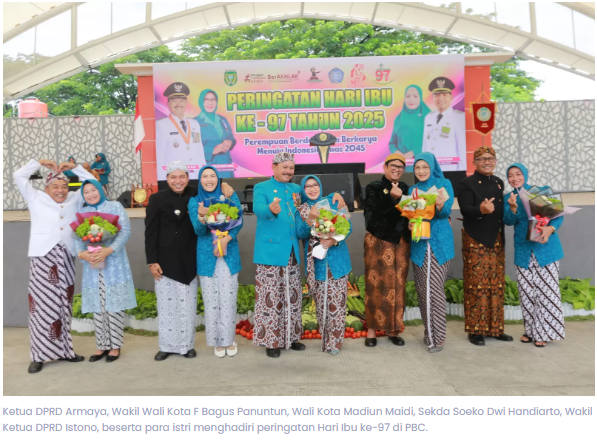 Hari Ibu di Kota Madiun, Peran Ibu Jadi Kunci Cegah Stunting dan Bentuk Karakter Anak