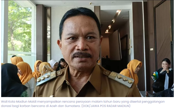 Rayakan Tahun Baru Sambil Berbagi, Pemkot Madiun Galang Donasi untuk Aceh dan Sumatera
