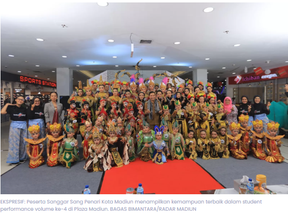 Sanggar Sang Penari Kota Madiun Gelar Student Performance Vol. 4, Asah Mental 70 Penari Cilik