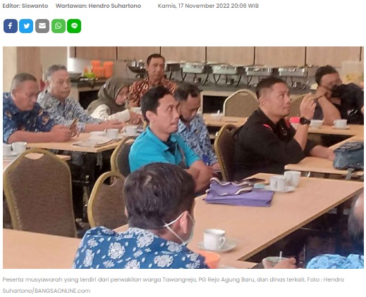 Tanggapi Keluhan Warga Terkait Limbah Pabrik Gula, DLH Kota Madiun Jembatani Kedua Pihak