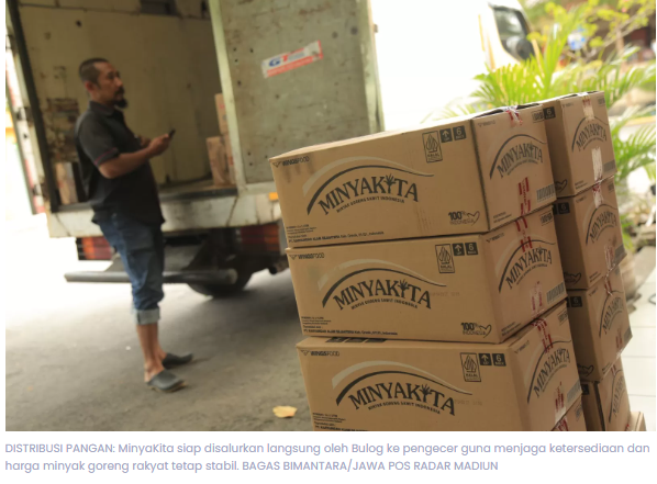 Tak Hanya Beras, Bulog Kini Kendalikan Distribusi MinyaKita di Madiun