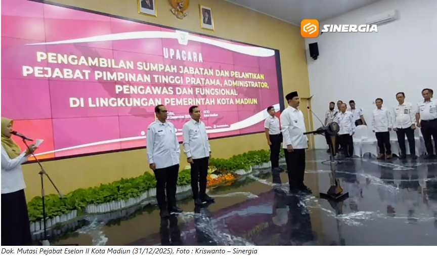 Pemkot Madiun Segera Proses Seleksi Terbuka JPTP, 5 Kepala OPD Diisi Plt