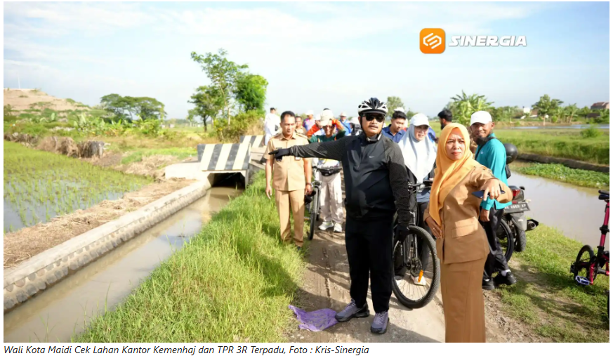 Wali Kota Maidi Cek Lahan Kantor Kemenhaj dan TPS 3R Terpadu