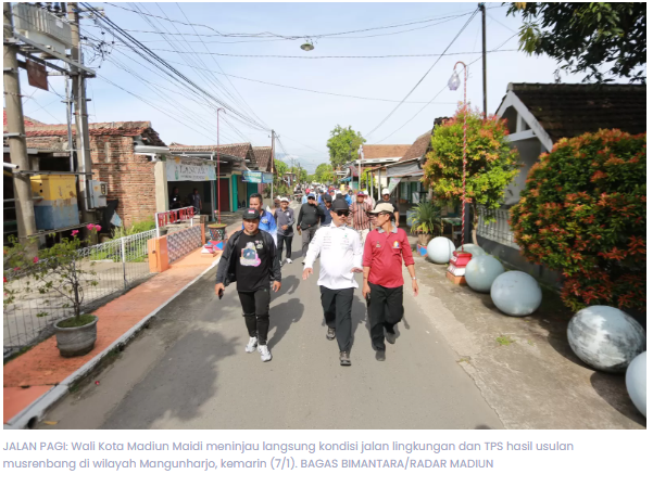 Usulan Musrenbang Dicek Langsung, Wali Kota Madiun Maidi Targetkan Eksekusi Cepat