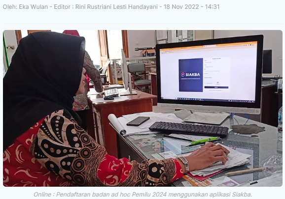 KPU Kota Madiun Buka Pendaftaran PPK Pemilu Mulai 20 November 2022