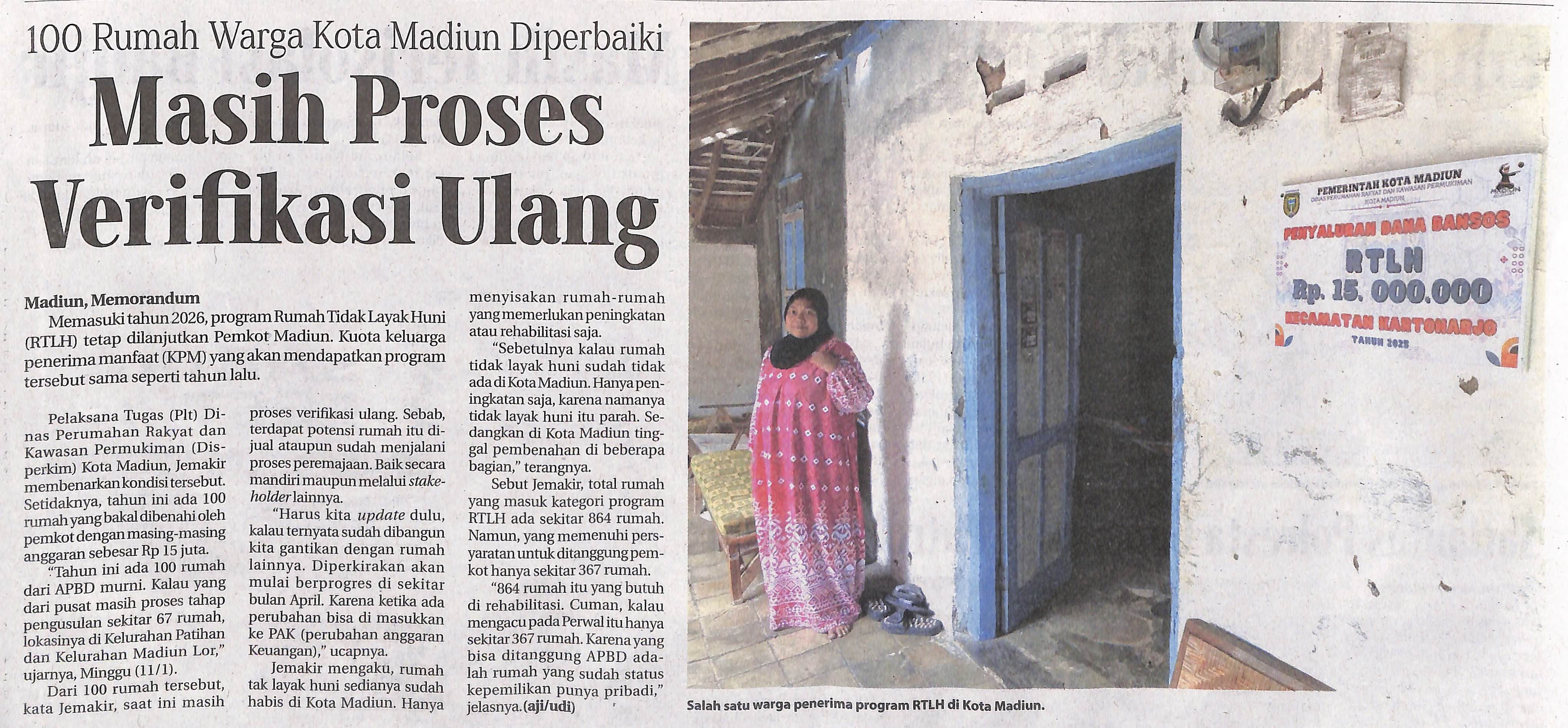 Masih Proses Verifikasi Ulang