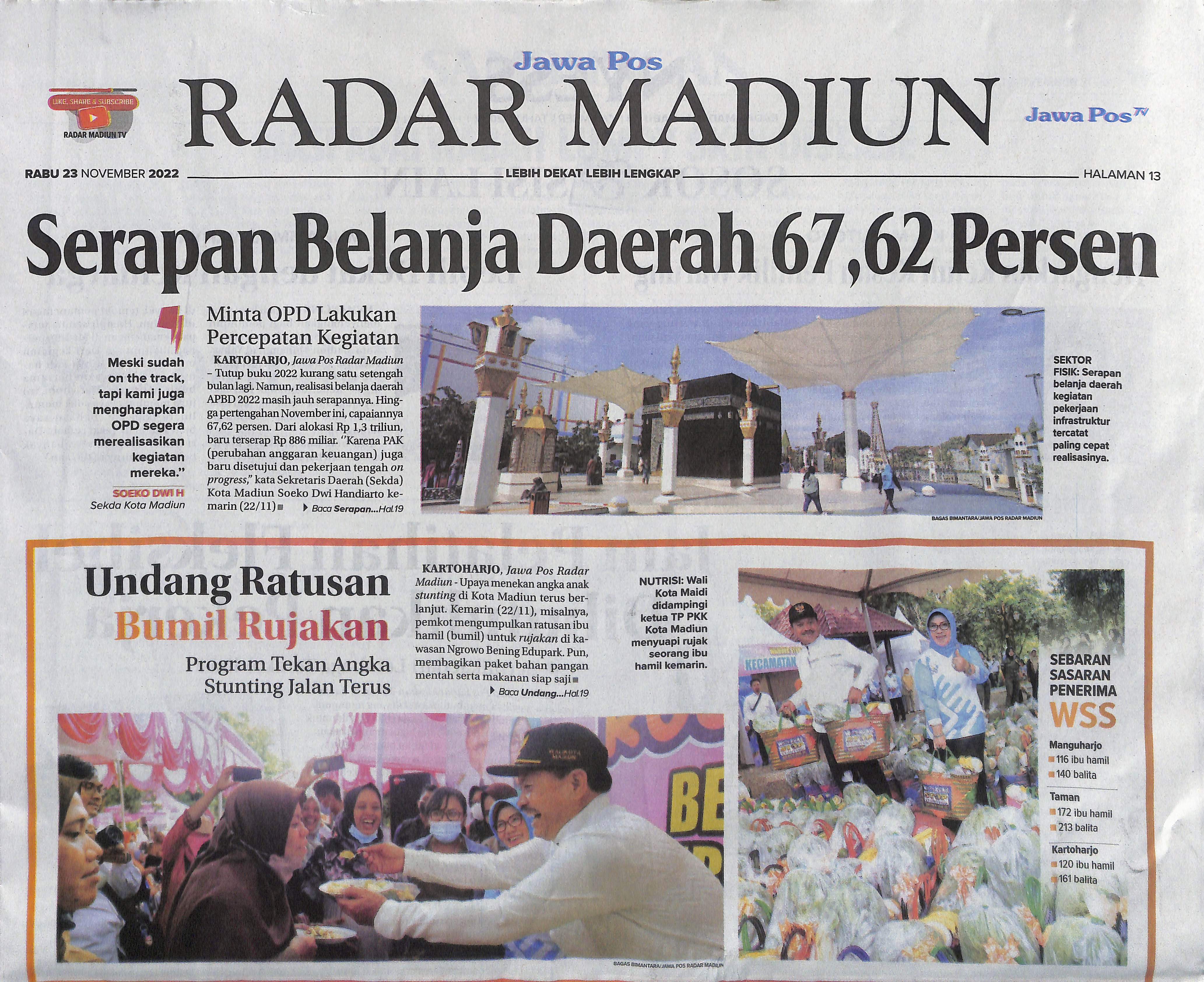 Undang Ratusan Bumil Rujakan, Program Tekan Angka Stunting Jalan Terus