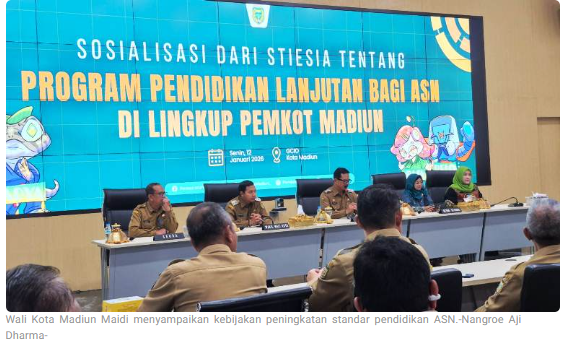 Menuju Kota Mendunia, Pemkot Madiun Naikkan Standar Pendidikan ASN