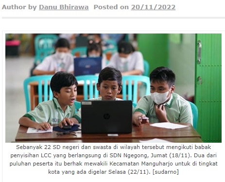 Lomba Cerdas Cermat 2022 Berlangsung Seru Sejak Penyisihan