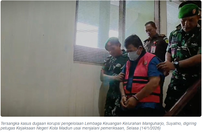 Kejari Kota Madiun Tetapkan Suyatno Tersangka Korupsi LKK Manguharjo