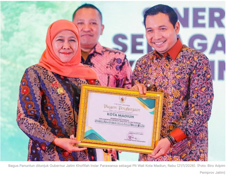 Bagus Panuntun Ditunjuk Sebagai Plt Wali Kota Madiun Gantikan Maidi